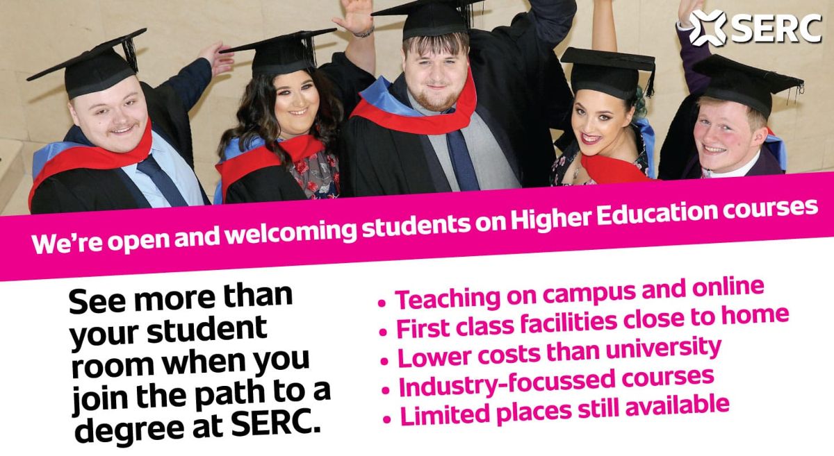 Stay Local- We're open and welcoming students on higher education courses